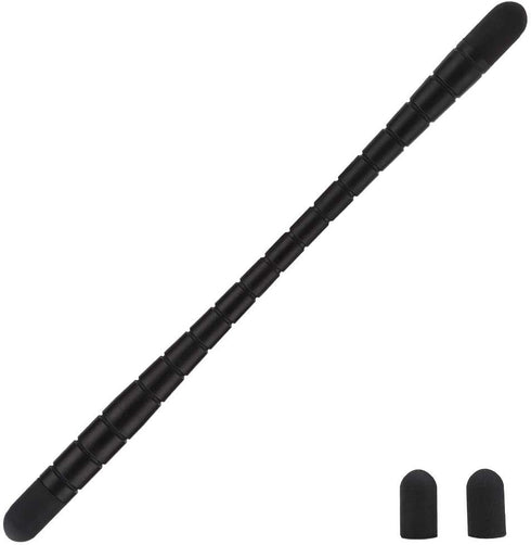 Junluck Black Double-Head Capacitive Stylus Pen for Touch Screen Phone and Tablet
