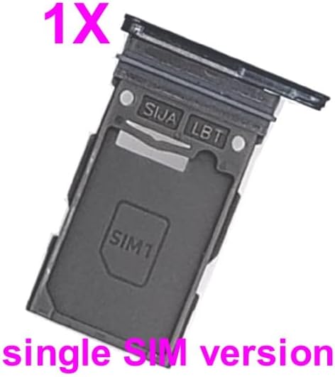 PHONSUN S22 S901U S901U1 S22 S906U S906U1 Replacement Single SIM Card Tray for Samsung Galaxy / Plus (Phantom Black)
