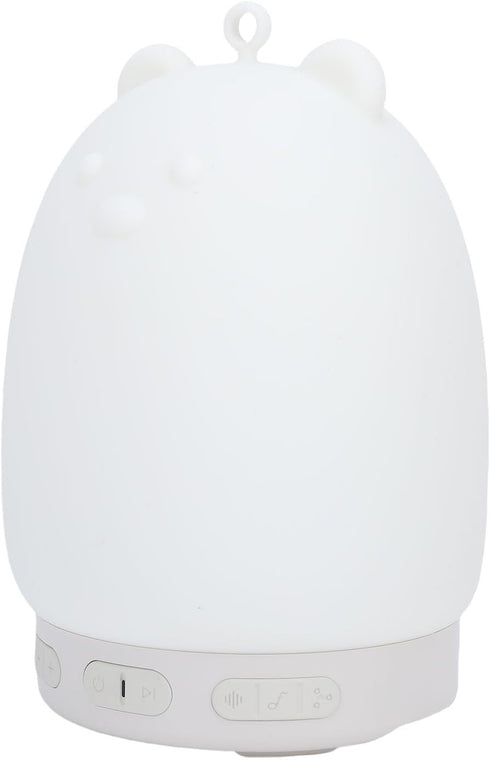 Zopsc Bluetooth Speaker Night Light, Portable Cute Bear Design with Dimmable Color, 2W