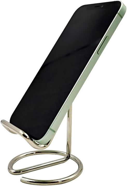 JinZeFa Cell Phone Iron Stand Holder, Metal Universal Portable Tablets Holder, Compatible with All Mobile Phones