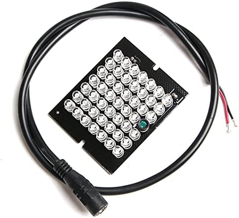 1 pcs DC 12V 1A Invisible CCTV 48-LED Night Vision 940nm IR Illuminator Light + 60cm Wire