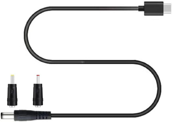 USB C to DC 5.5mm x 2.1mm Power Cord, Type C Input to DC 9V Out, Compatible with PD Charger and Power Bank
