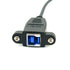 chenyang Printer Cable, USB 3.0 Type B Male to Female 90 Degree Angled Extension Cable, 50cm