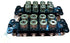 Black Speaker Wall Plate 16 Post for 8 Speakers, Color Coded for Home Theater System