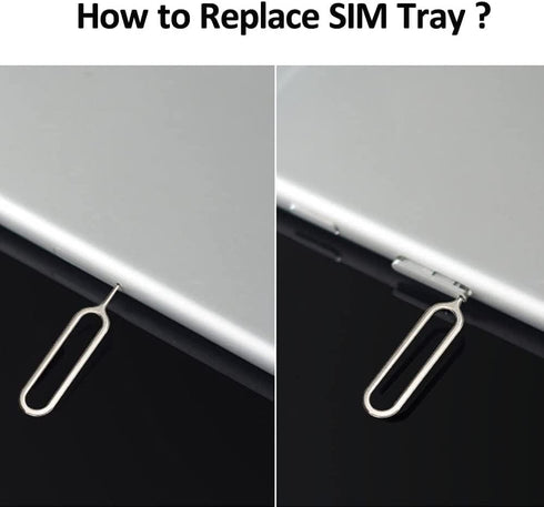 Silver SIM Card Tray Holder Compatible with iPhone X, SIM Card Tray Slot Replacement