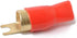 3 Pairs 0 Gauge Copper Gold Plated Spade Terminal Crimp Connectors Adapters for Speaker Wire Cable Terminal Plug - 0GA