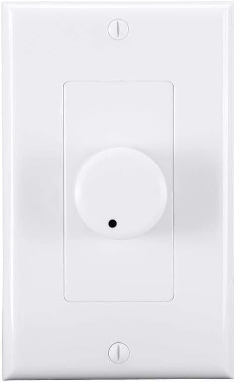 Monoprice 100W Rotary Impedance Matching Speaker Volume Control, Connect Multiple Speaker Pairs to Amplifier