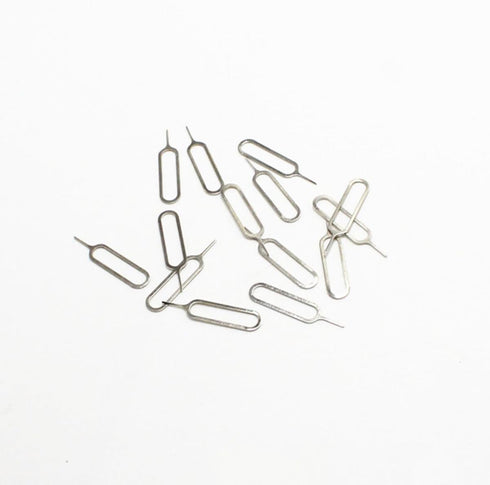 400pcs Beaupretty Sim Card Removal Pins Ejector Tool for Smartphones Universal Phone Sim Eject Pin Silver Metal