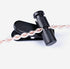 Headset Wire Clip for Earphone Wire, Fixed Cable on The Clothes, 2 Pcs Black Clips for Most Headset Wire