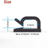 Cable Clips 60pcs with Strong Adhesive Tapes for Cord Management in Car, Office, Home