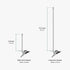 Holicfun Flexible Clip Mount for Indoor/Outdoor Security Cameras, 40cm Gooseneck, Compatible with Ring, Blink, Eufy,