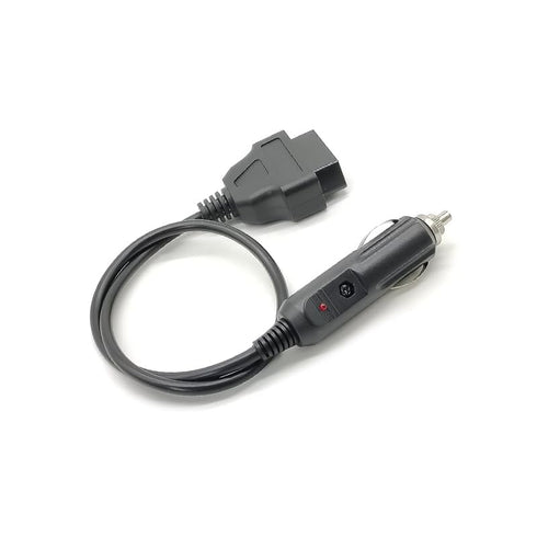 50cm OBD2 Elecbee OBD Vehicle Diagnostic Cable, PVC High-Temperature Resistant Female to Cigarette Lighter Adapter