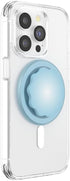 PopSockets Round Phone Grip Compatible with MagSafe, Adapter Ring for MagSafe Included - Blue Sigh, Wireless Charging