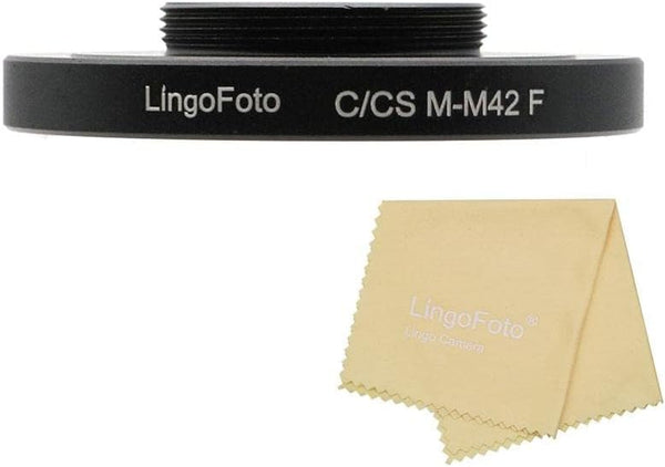 Macro Lens Adapter for M42 Screw Mount Lens to C/CS Camera, M42*0.75mm