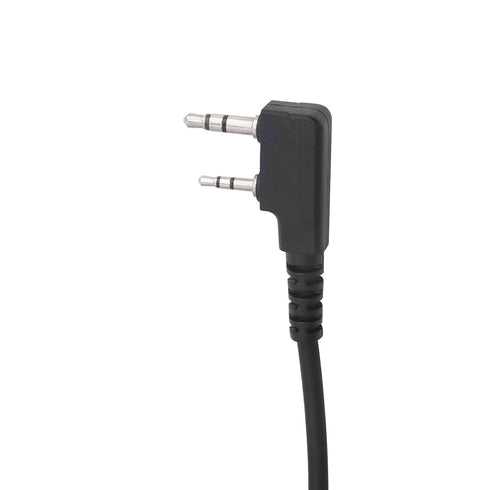 2 Pin K1 Plug to 3.5mm Female Headset Walkie Talkie Earpiece Adapter for Baofeng Retevis Radios