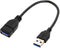 chenyang USB 3.0 Extension Cable, USB 3.0 Type A Male to Female Data Transfer Extension Cable 20cm