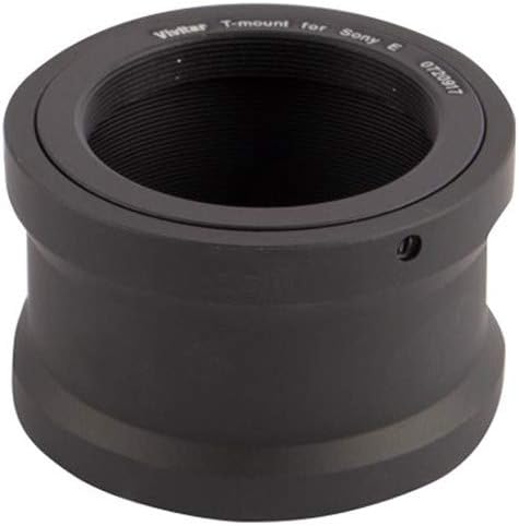 T-Mount Adapter for Sony E-Mount Digital Mirrorless Cameras, including a7r, a7s, a6500