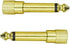 1/4 Mono to 1/8 Mono Adapter, 6.35mm TS Male Plug to 3.5mm Female Audio Connector - 4 Pcs