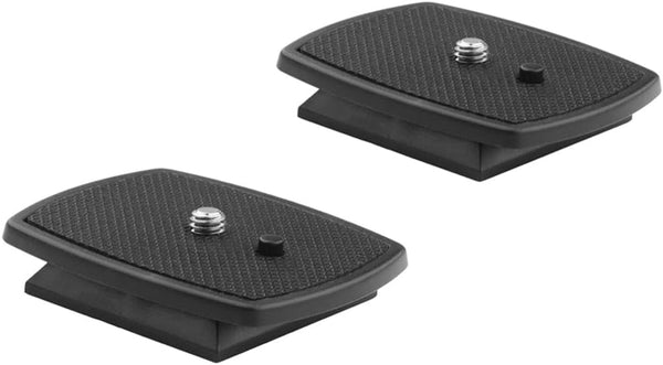 Camera Mount Mini Quick Release Tripod Plate - QR Plate Replacement for Sony VCT-60AV, VCT-D580RM, VCT-D680RM (2PCS)