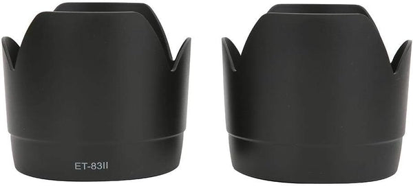 2Pcs ET-83II Plastic Lens Hood Mount Replacement Suit for Canon EF 70-200mm f/2.8L USM Lens