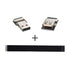 Xiwai 0.2M USB 2.0 Type-A Male to Female Extension Data Flat Slim FPC Cable for FPV, Disk, Scanner & Printer
