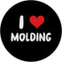 I Love Molding - Heart Architecture PopSockets Standard PopGrip for Home Renovation