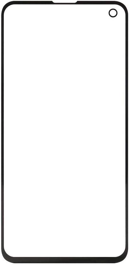 Outer Lens Screen Front Glass Replacement for Samsung Galaxy S10 G973 G973F/DS G973U G973W G9730 Series, 6.1" (Black)