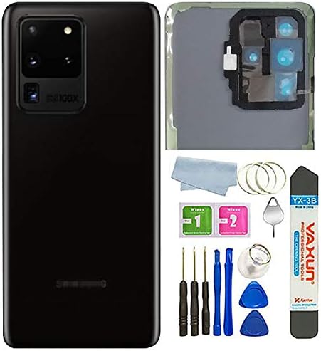 Galaxy S20 Ultra Back Glass Cover - Waterproof Housing Door with Camera Glass Lens for Samsung Galaxy S20 Ultra 6.9"
