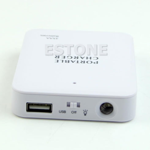 Stebcece 1PC 4X New AA Battery USB Power Bank Emergency Charger for Case for Cell Phone