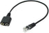RJ9 Male to 3.5mm Female Plug Headset Jack Phone Audio Adapter Cable, Not Compatible with RJ11