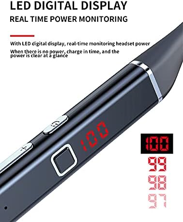 Shop Bluetooth Neckband Headphone V5.1 with 100H Battery, Magnetic Earbuds, Noise-Canceling Mic for Gym & Driving (720).