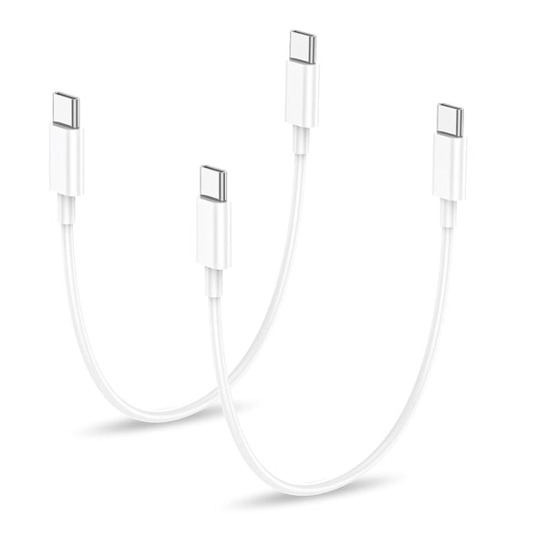 USB C to USB C Charging Cable, 1ft Short Fast Power Cord for iPhone 15 Pro Max/Plus/MacBook Air 13 inch