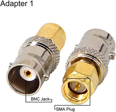 onelinkmore SMA to BNC Adapter Kits for SDR, Handheld Radios, Walkie Talkie Adapters