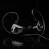 GATE Dynamic Driver In-Ear Headphone with 3.5mm Interchangeable Cable (Black, without mic)