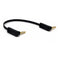 MysRuida 6 Inch 3.5mm Stereo Jack Audio Cable, 90 Degree to 90 Degree