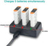 NP-BX1 Newmowa Replacement Battery (3-Pack) and 3-Channel USB Charger Set for Sony NP-BX1, DSC-RX100 Series