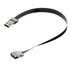 Xiwai 2.0M USB 2.0 Type-A Male to Female Extension Cable, Flat Slim FPC for FPV, Disk, Scanner & Printer