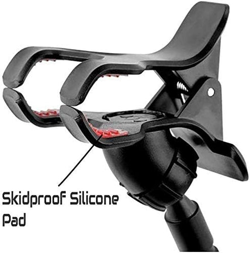 Agoz Cell Phone Holder Gooseneck Mount, Lazy Clamp Clip Flexible Phone Stand for Office Desk Bed (iPhone 15 Pro MAX,