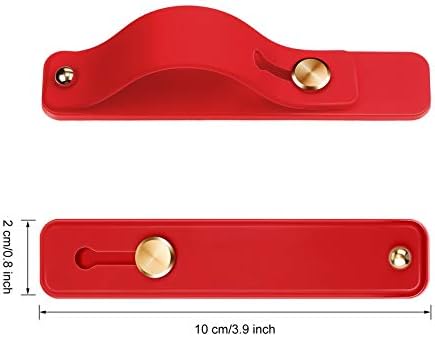 Weewooday 12 Pieces Phone Grip Strap Telescopic Finger Strap Bracket Portable Phone Finger Kickstand Strap Phone Grip Holder Silicone Mobile Phone Grip Stand for Smartphone Tablets (Soft Colors)
