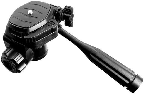 ThtRht Tripod Fluid Head Mount Panhead with 1/4'' Quick Release Plate Long Handle