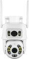 ICSEE WiFi Camera Security, 6MP Dual Lens, Wireless PTZ, Waterproof, Human Detection, Full Color Night Vision 65ft,