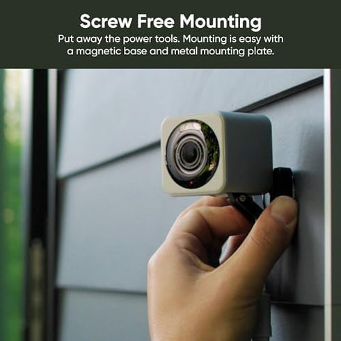 WYZE Cam v4, 2K HD Wi-Fi Smart Home Security Camera, Indoor/Outdoor, Pet/Baby Monitor, Enhanced Color Night Vision