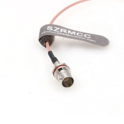 SZRMCC DIN1.0/2.3 RG179 75ohm 4K (1m/3.2ft) Male to BNC Female HD SDI Coaxial Cable for Video Camera Monitor Recorders