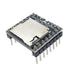 IndustrialField MP3 MP3 MP3-TF-16P DFPlayer Mini Player Module Voice Decode Board Supporting TF Card U-Disk IO/Serial