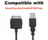 Adhiper Replacement USB Sync Data Transfer Zune Charging Cable Copper Wire Charger Cord Compatible with Microsoft Zune Zune2 ZuneHD MP3 MP4 Player (3.3ft/Black)