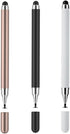 2-in-1 Stylus Pen for Touch Screen, 3pcs High Precision Universal Stylus for iPad, Apple, Android, Microsoft