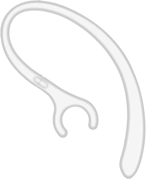 6 Pack Replacement Ear Hook Universal Small Clamp Loop Clip for Bluetooth Headset (Clear)