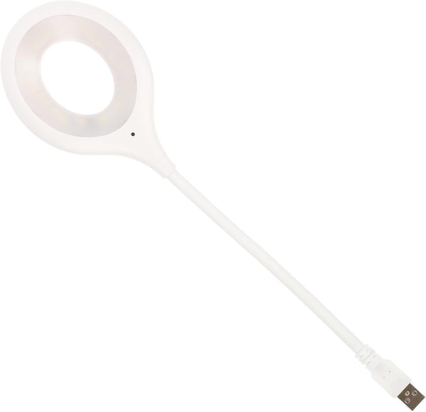 Voice Activated USB Gooseneck Lamp Flexible Bedside Reading Light Dimmable Night Light
