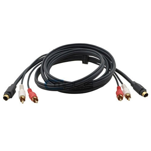 Cmple 75 4-PIN - S Video Cable ft SVHS Video Cable Mini Din S-Video Cord for Home Theater, Camcorder, DSS Receiver, DVD