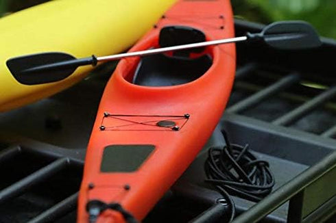 GPM 1:10 3Pc Set R/C Scale Accessories : Paddle For Canoe For Crawlers - Black